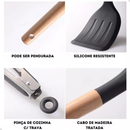 Conjunto de Utensílios de Cozinha Completo 19 peças - Preto